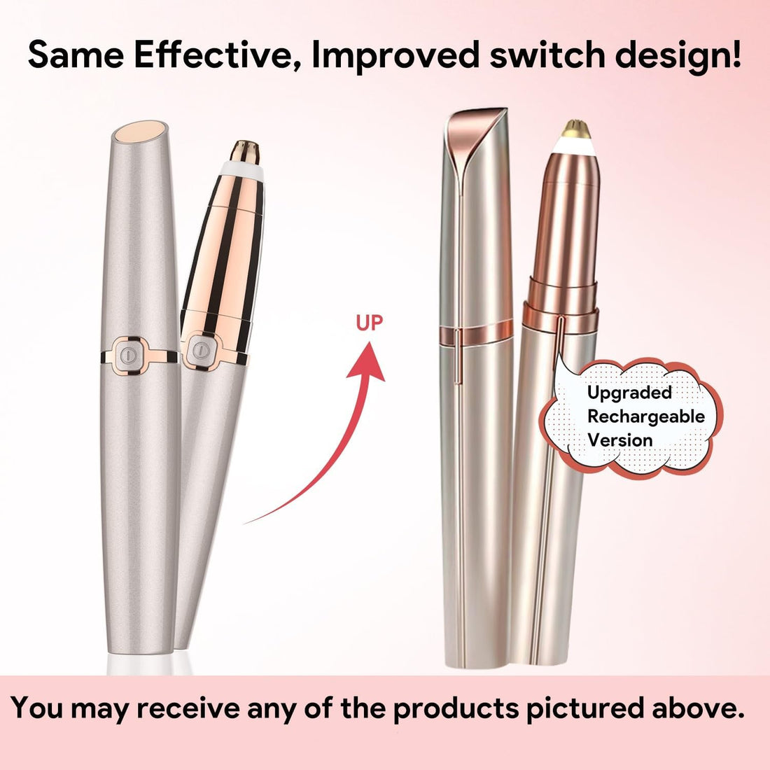 Eyebrow Trimmer Women, Rechargeable Protable Eyebrow Trimmer Safe Lady Trimmer Eyebrow Shaping Razor, Painless Eyebrow Shaver Hair Remover
